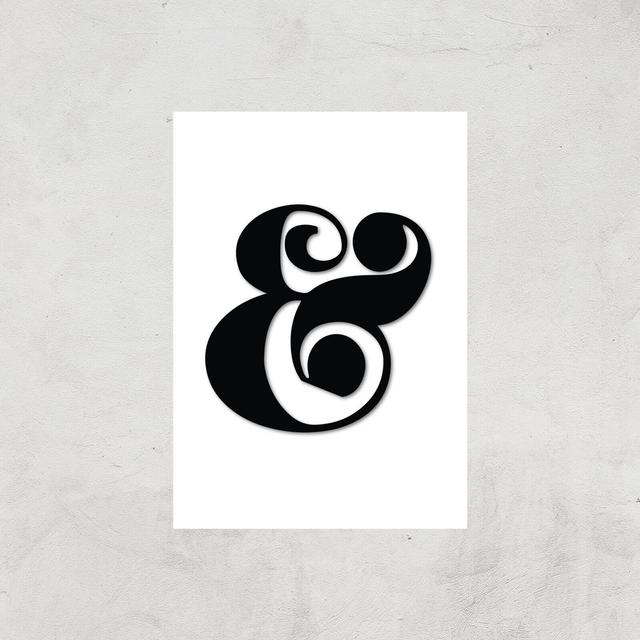 & Symbol Art Print - A4 - Print Only on Productcaster.