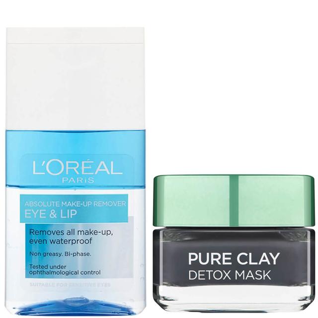 L'Oréal Paris Detox Face Mask and Makeup Remover Duo Exclusive (Worth £13.98) on Productcaster.