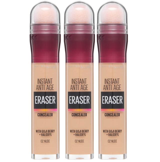 Maybelline Instant Anti-Age Eraser Eye Concealer 3 Pack Exclusive on Productcaster.