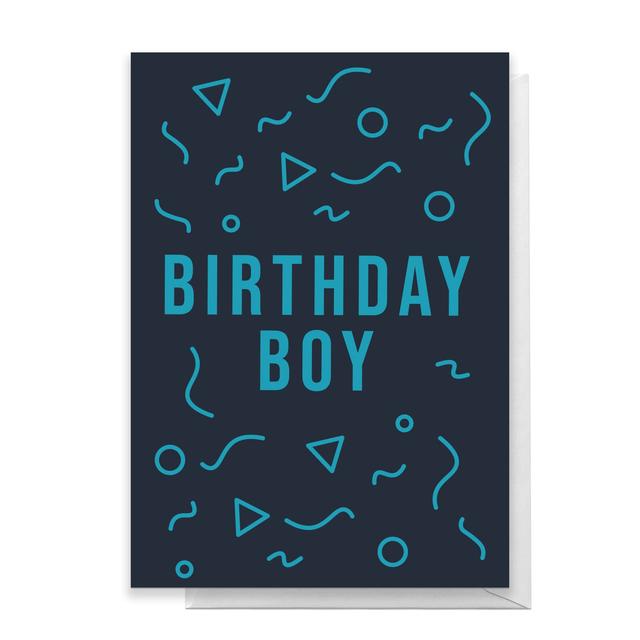 Birthday Boy Greetings Card - Large Card on Productcaster.