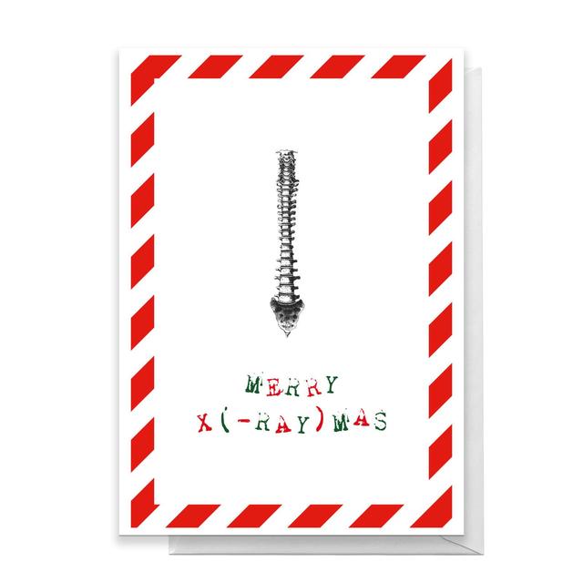 Merry X(-Ray)mas Spine Greetings Card - Standard Card on Productcaster.