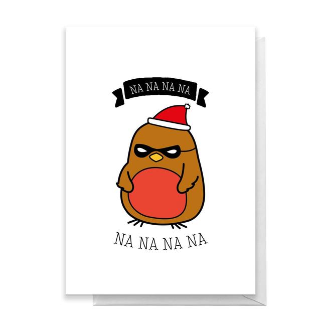 Na Na Na Na Na Na Na Na Greetings Card - Large Card on Productcaster.