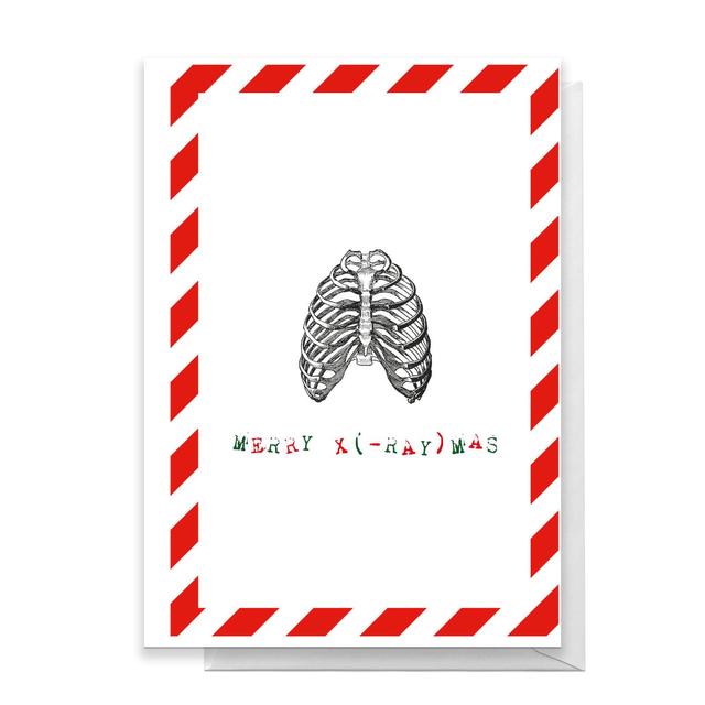 Merry X(-Ray)mas Ribs Greetings Card - Large Card on Productcaster.