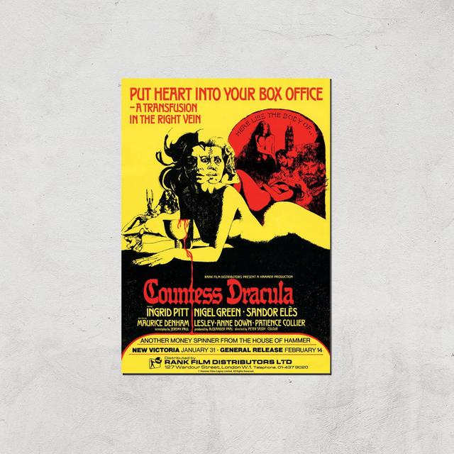 Countess Dracula Giclee Art Print - A2 - Print Only on Productcaster.