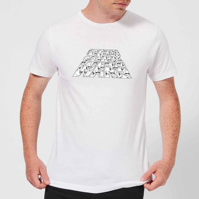 Star Wars: The Rise Of Skywalker Trooper Filled Logo Men's T-Shirt - White - L on Productcaster.