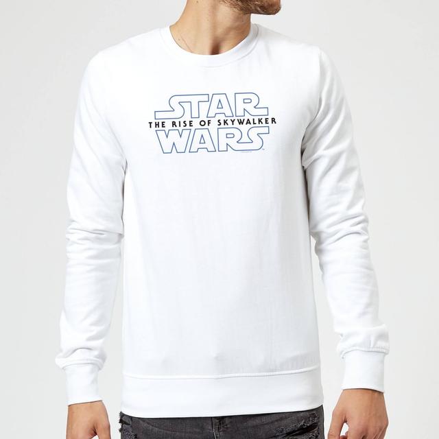 Star Wars The Rise Of Skywalker Logo Sweatshirt - White - XXL on Productcaster.