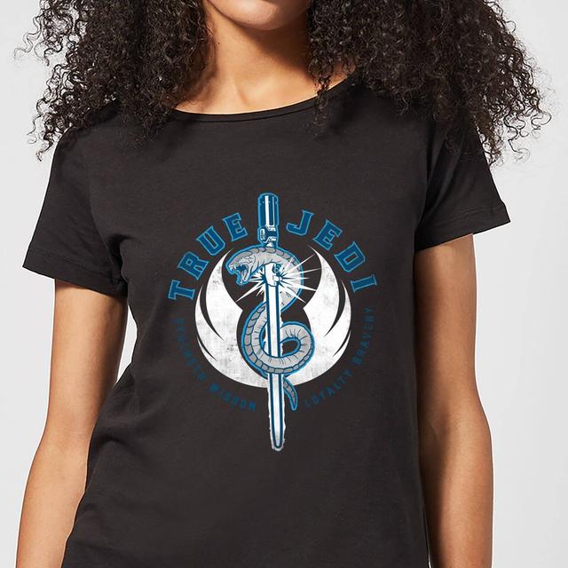 Camiseta para mujer The Rise Of Skywalker True Jedi de Star Wars - Negro - XL on Productcaster.