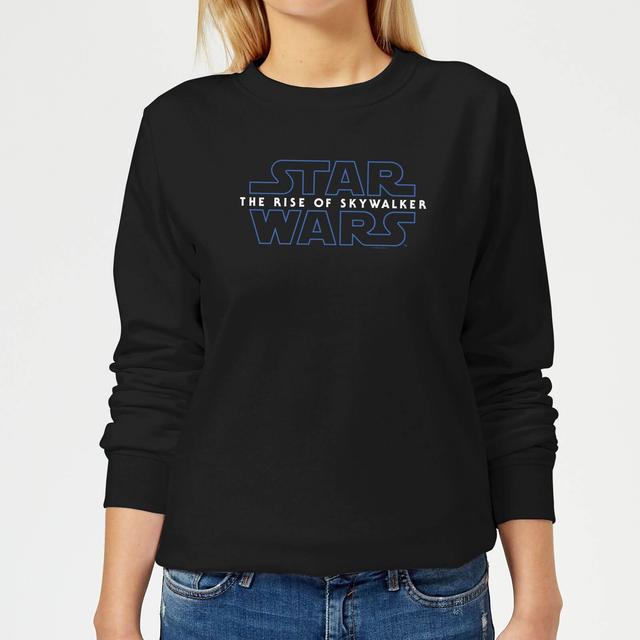 Star Wars The Rise Of Skywalker Logo Women's Sweatshirt - Black - XL on Productcaster.