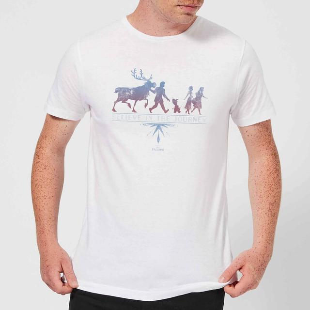 Frozen 2 Believe In The Journey Men's T-Shirt - White - L on Productcaster.