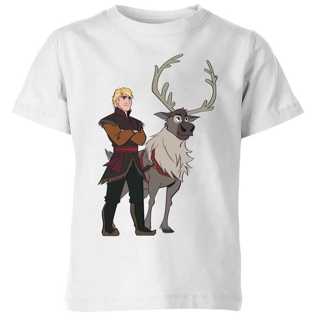 Frozen 2 Sven And Kristoff Kids' T-Shirt - White - 3-4 años - Blanco on Productcaster.