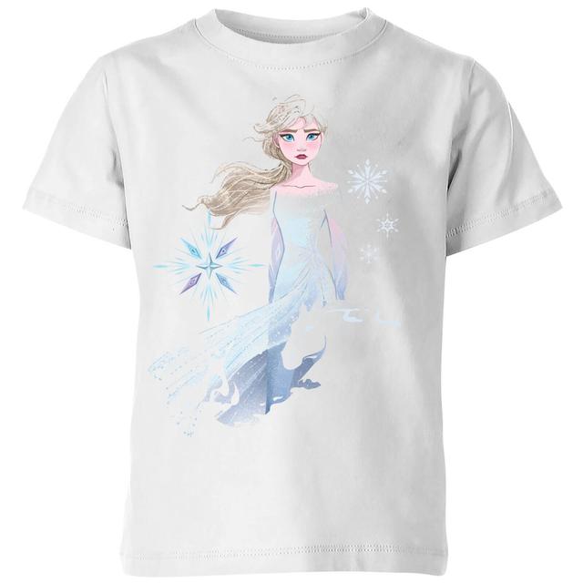 Frozen 2 Nokk Sihouette Kids' T-Shirt - White - 11-12 Years on Productcaster.