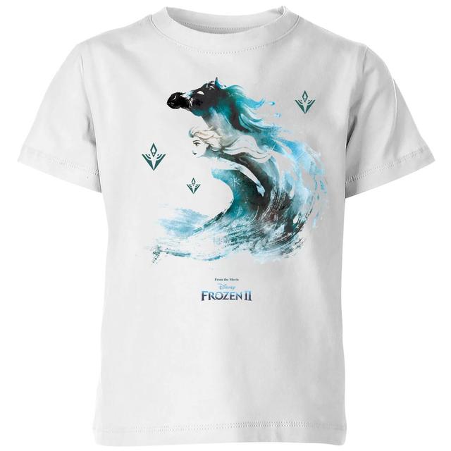 Camiseta para niño Frozen 2 Nokk Water Silhouette - Blanco - 3-4 años - Blanco on Productcaster.