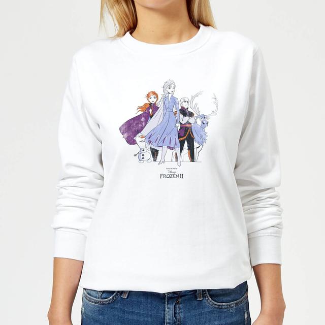 Sudadera para mujer Frozen 2 Group Shot - Blanco - M on Productcaster.