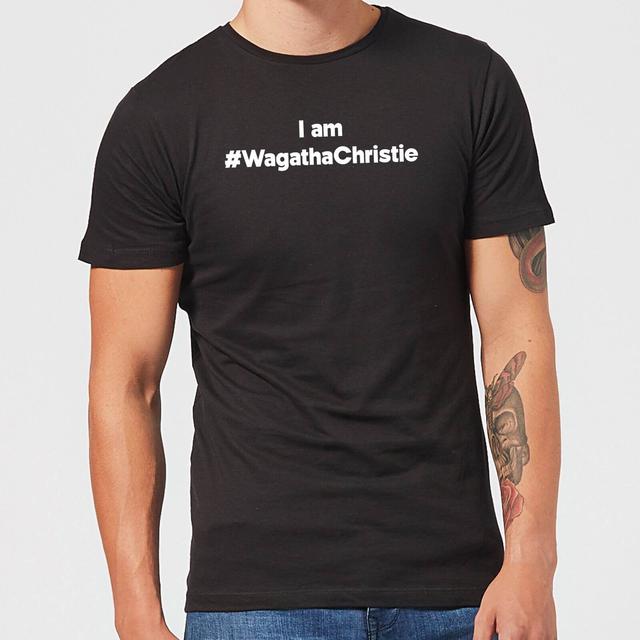 I Am #WagathaChristie Men's T-Shirt - Black - XS - Schwarz on Productcaster.