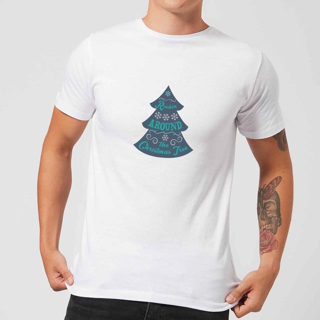 Christmas tree Men's T-Shirt - White - XL - Weiß on Productcaster.