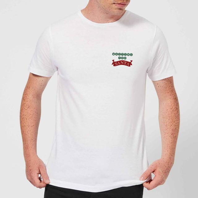 Waiting for Santa Men's T-Shirt - White - XL - White on Productcaster.