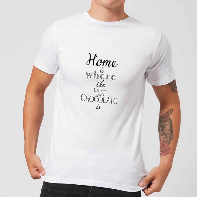 Hot Choc Men's T-Shirt - White - 5XL - Weiß on Productcaster.