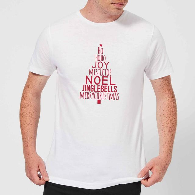 Text Tree Men's T-Shirt - White - XL - Weiß on Productcaster.