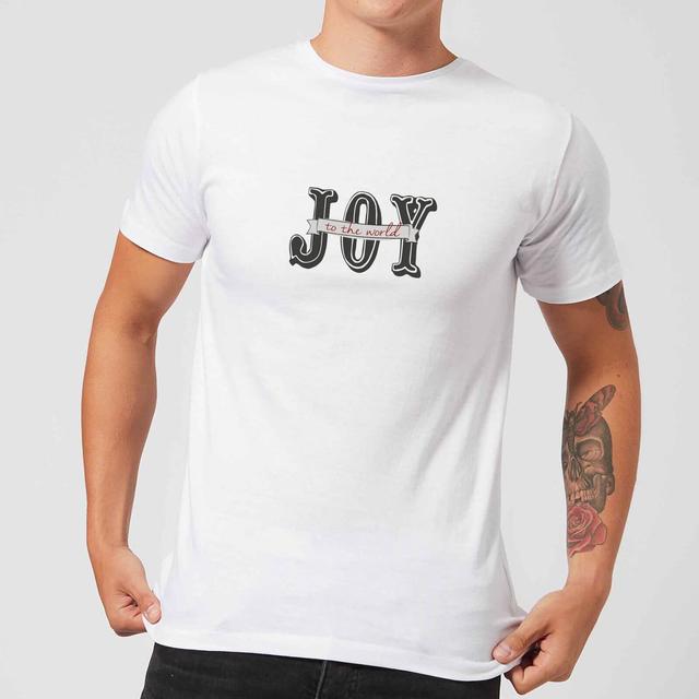 Joy Men's T-Shirt - White - XXL - Weiß on Productcaster.