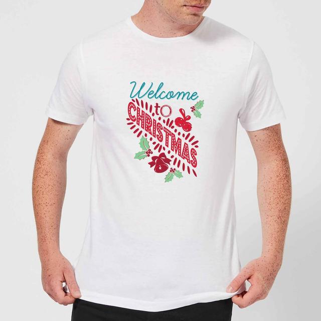 Welcome Men's T-Shirt - White - XXL - Weiß on Productcaster.