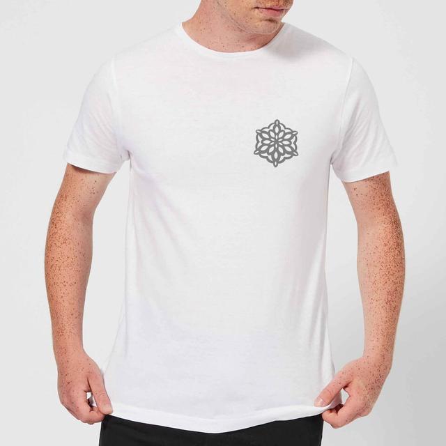 Snow flake Men's T-Shirt - White - 5XL - Weiß on Productcaster.