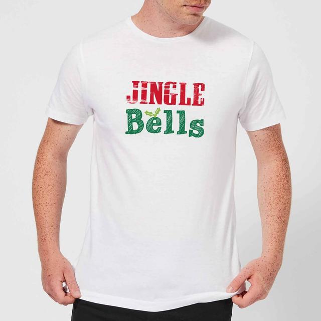 Jingle Bells Men's T-Shirt - White - S - Weiß on Productcaster.