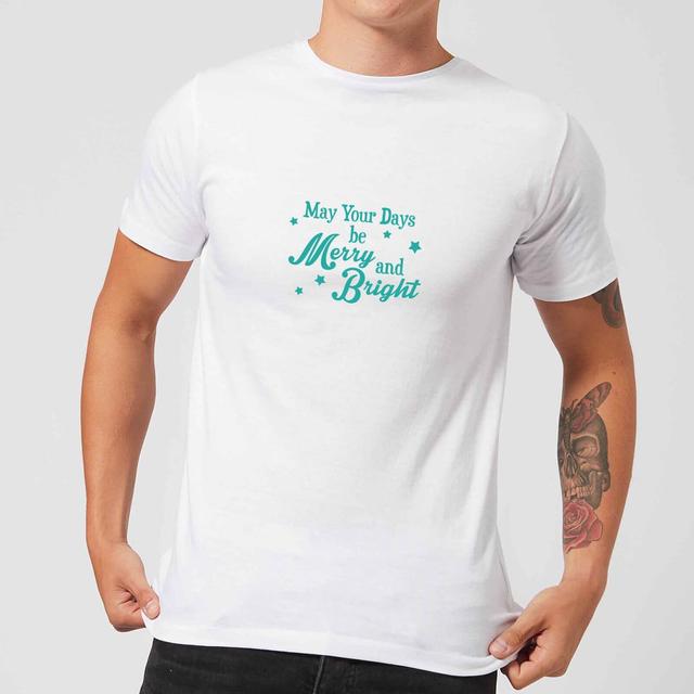 Merry Days Men's T-Shirt - White - M - Weiß on Productcaster.