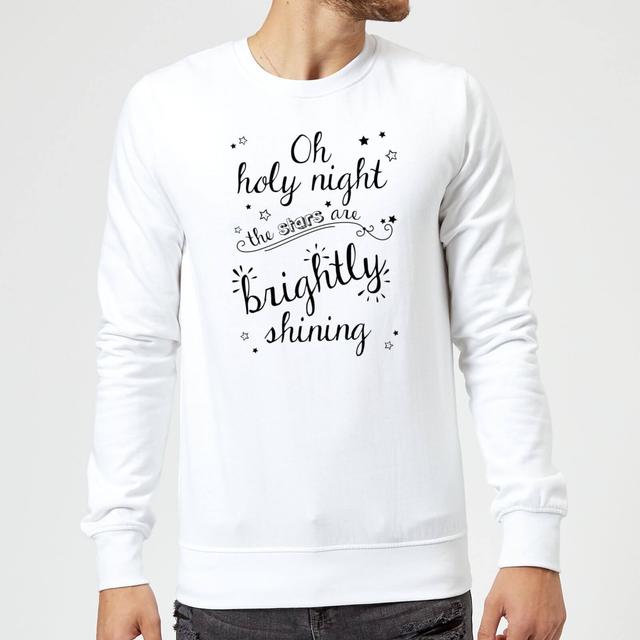 Holy Night Sweatshirt - White - XXL - Weiß on Productcaster.