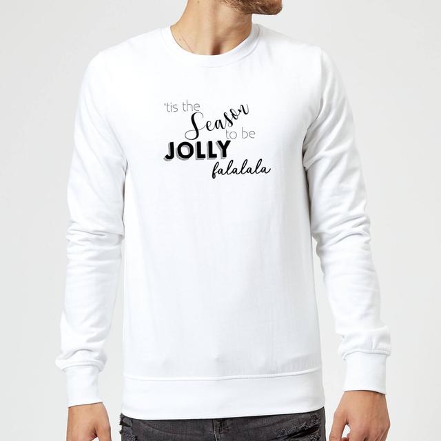 Jolly season Sweatshirt - White - L - Weiß on Productcaster.