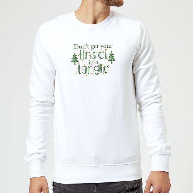 Tinsel Tangle Sweatshirt - White - XXL - White on Productcaster.