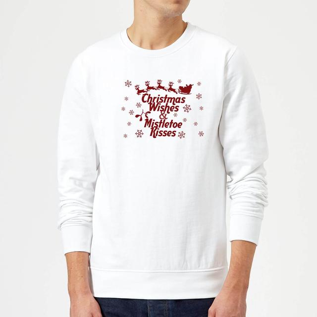 Christmas wishes Sweatshirt - White - M - Weiß on Productcaster.