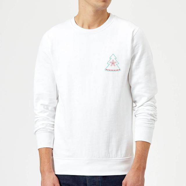 Tree Pocket Sweatshirt - White - XXL - Weiß on Productcaster.