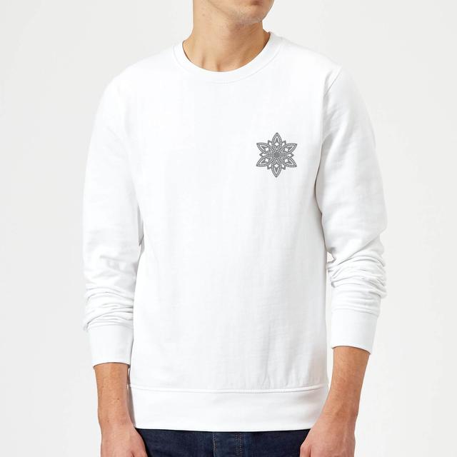 Snowflake Sweatshirt - White - XXL - Weiß on Productcaster.