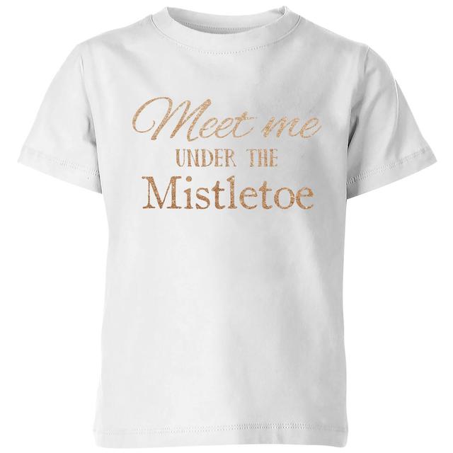 Meet me Kids' T-Shirt - White - 3-4 Jahre - Weiß on Productcaster.