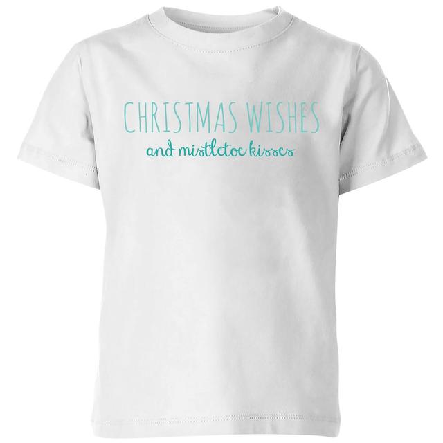 Christmas Wishes Kids' T-Shirt - White - 11-12 Jahre - Weiß on Productcaster.