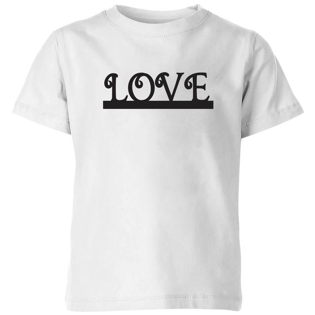 Love Kids' T-Shirt - White - 3-4 Years - White on Productcaster.