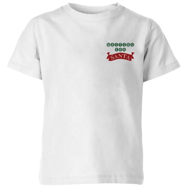 Waiting for Santa Kids' T-Shirt - White - 3-4 Jahre - Weiß on Productcaster.