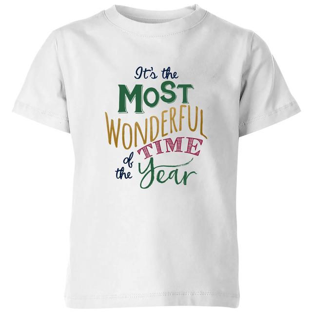 The most wonderful Kids' T-Shirt - White - 5-6 Years - White on Productcaster.