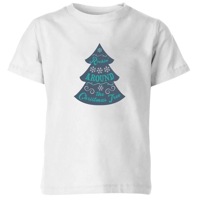 Christmas tree Kids' T-Shirt - White - 5-6 Jahre - Weiß on Productcaster.