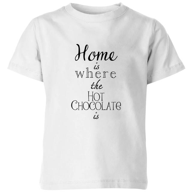 Hot Choc Kids' T-Shirt - White - 3-4 Years - White on Productcaster.