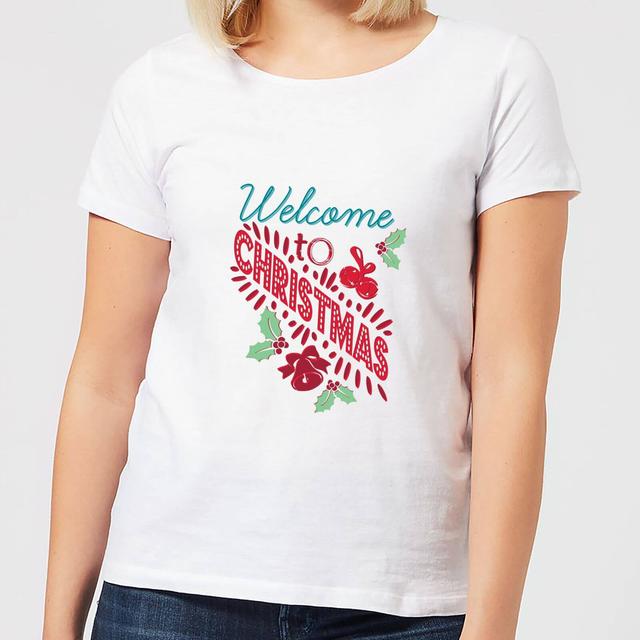 Welcome Women's T-Shirt - White - S - Weiß on Productcaster.