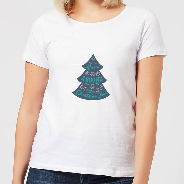 Christmas tree Women's T-Shirt - White - XL on Productcaster.