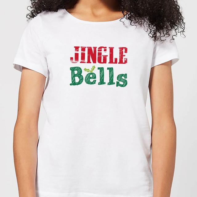 Jingle Bells Women's T-Shirt - White - M - Weiß on Productcaster.