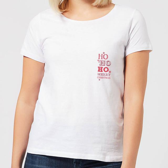 Ho Ho Ho Women's T-Shirt - White - XL - Weiß on Productcaster.