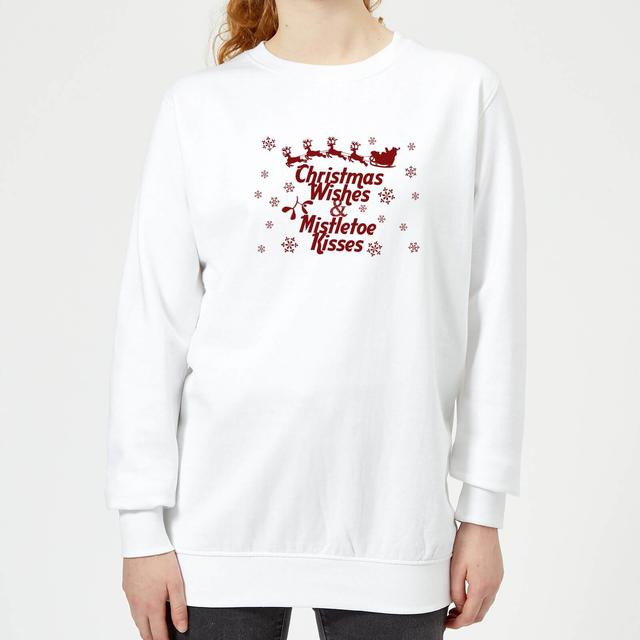 Christmas wishes Women's Sweatshirt - White - XS - Weiß on Productcaster.