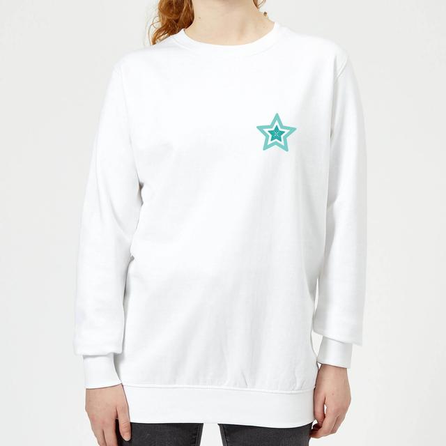 Pocket Star Women's Sweatshirt - White - M - White on Productcaster.