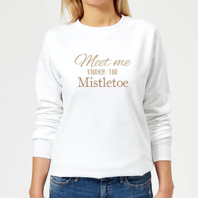 Meet me Women's Sweatshirt - White - XS - Weiß on Productcaster.