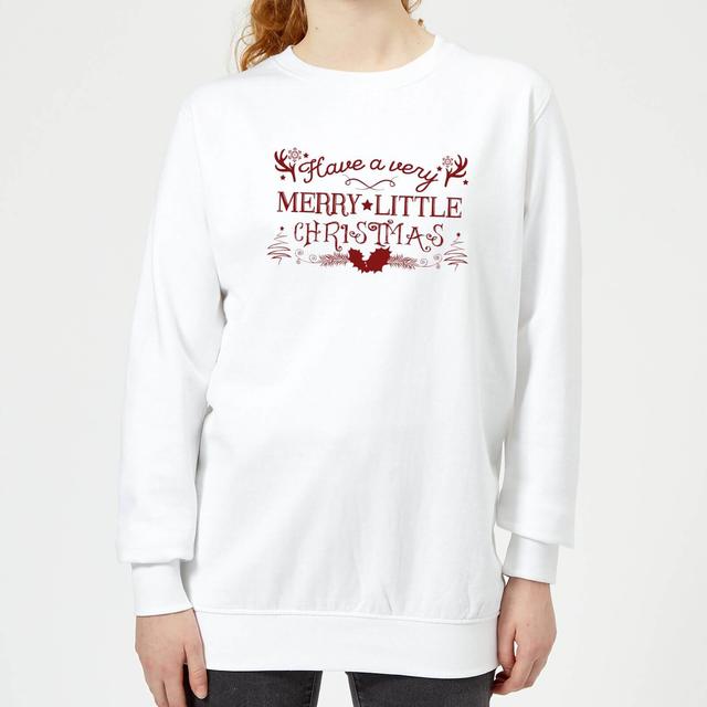 Very Merry Women's Sweatshirt - White - XL - Weiß on Productcaster.