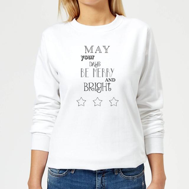 Merry Days Women's Sweatshirt - White - XL - White on Productcaster.