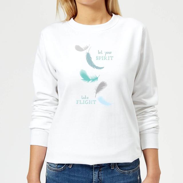 Spirit Flight Women's Sweatshirt - White - S - Weiß on Productcaster.